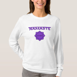 Namaste with Lotus and Sanskrit T-Shirt