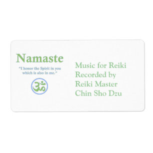 Namaste with Om symbol