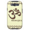 Namaste with Om Symbol Brown and Cream