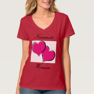 Namaste Woman hearts Thunder_Cove T-shirt