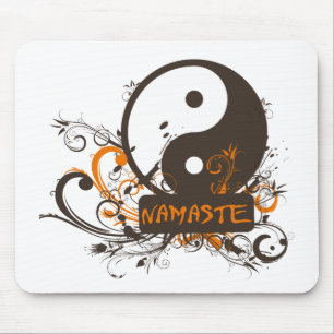 Namaste Yin Yang Mouse Mat