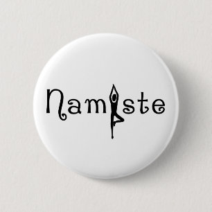 Namaste Yoga Button