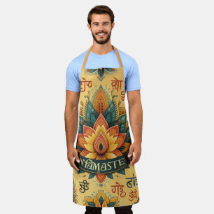 Namaste, Yoga, Meditation, Peace, Respect Apron