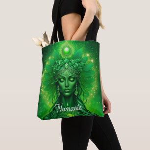 Namaste, Yoga, Meditation, Peace, Respect Tote Bag
