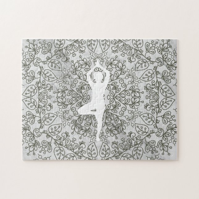 Namaste Yoga Pose Jigsaw Puzzle (Horizontal)