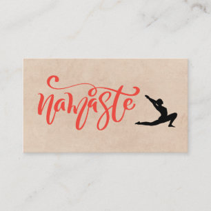 Namaste Yoga Stretch Business Card