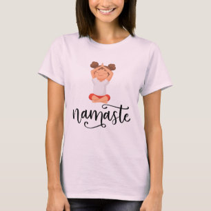Namaste Yoga Woman  Spiritual Meditation Cute T-Shirt