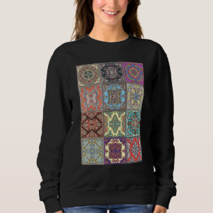 Namaste Zen Asian Kaleidoscope Colourful Yoga Desi Sweatshirt