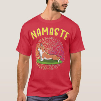 Namastekawaii Corgi Dog Yoga Puppy Owner948 T-Shirt