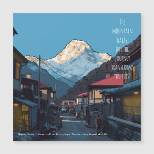 Namche Bazaar Everest Morning Adventure Magnet