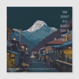 Namche Bazaar Everest Night Souvenir Gift Magentic