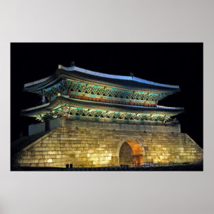 Namdaemun Gate Seoul Poster