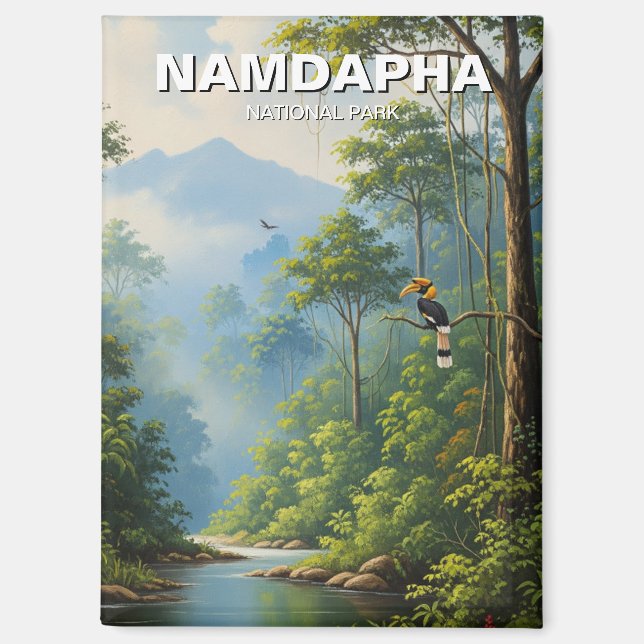Namdapha National Park India Travel Magnet (Front)