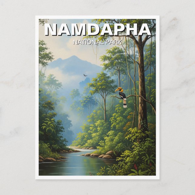 Namdapha National Park India Travel Postcard (Front)