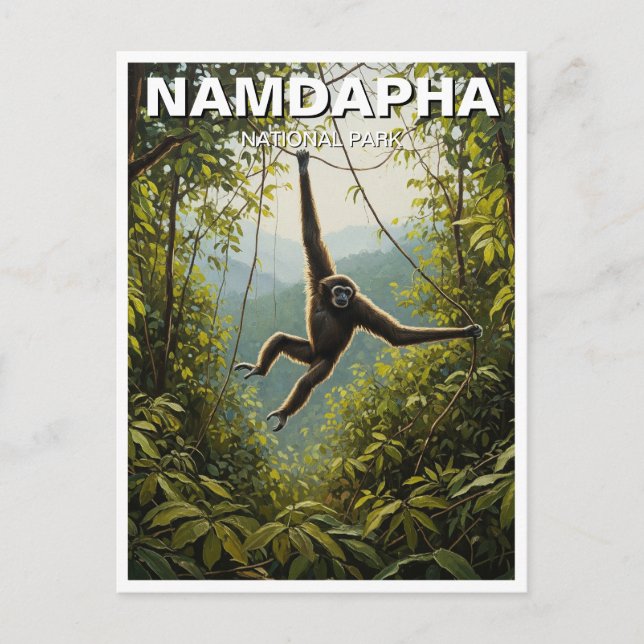 Namdapha National Park India Travel Postcard (Front)