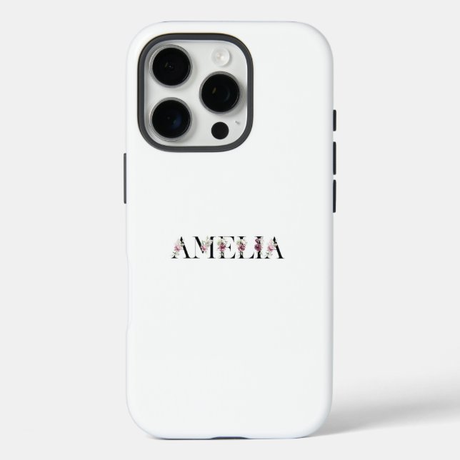 Name Amelia Case-Mate iPhone Case (Back)