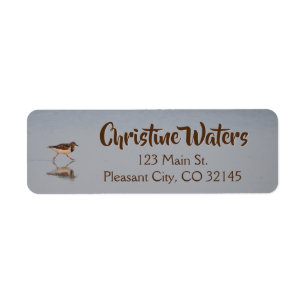 Name and Address on Sandpiper Return Address Label