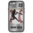 NAME and NUMBER iPhone Baseball Cases Tough
