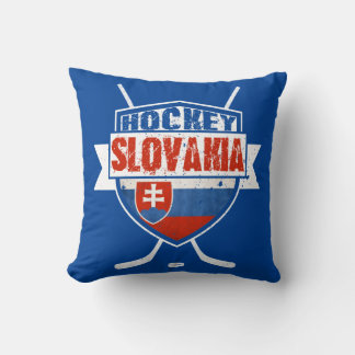 Name And Number Slovakia Hockey Cushion