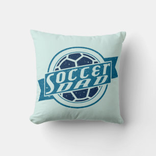 Name And Number Soccer Dad Cushion