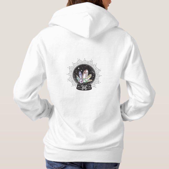 Name and Plain Logo Hoody (Back)