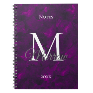 Name and Year Monogrammed  Notebook