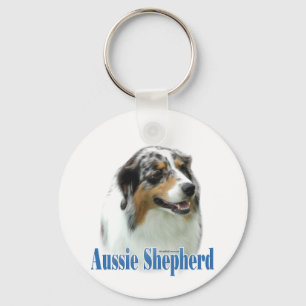 Name Australian Shepherd  Key Ring