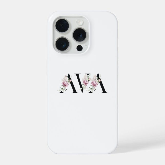 Name Ava iPhone Case (Back)