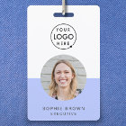 Name Badge Card | Custom QR Code Employee ID Badge
