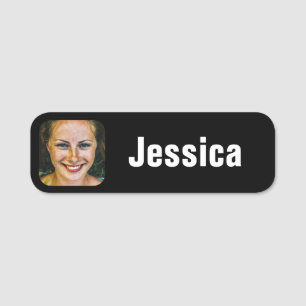 Name Badge Your Photo & Name Template