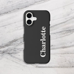 Name Black Bold Serif Minimal