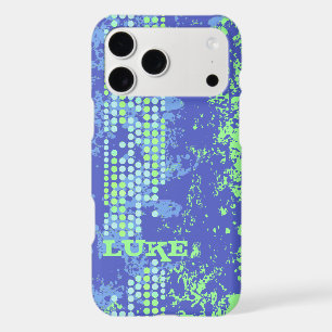 name blue green surf style iphone tough case