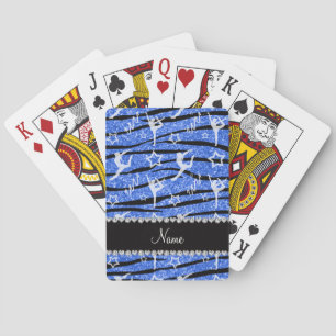 Name blue gymnastics glitter zebra stripes playing cards