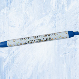  Name, Boy oh Boy, Baby Shower Favours Black Ink Black Ink Pen