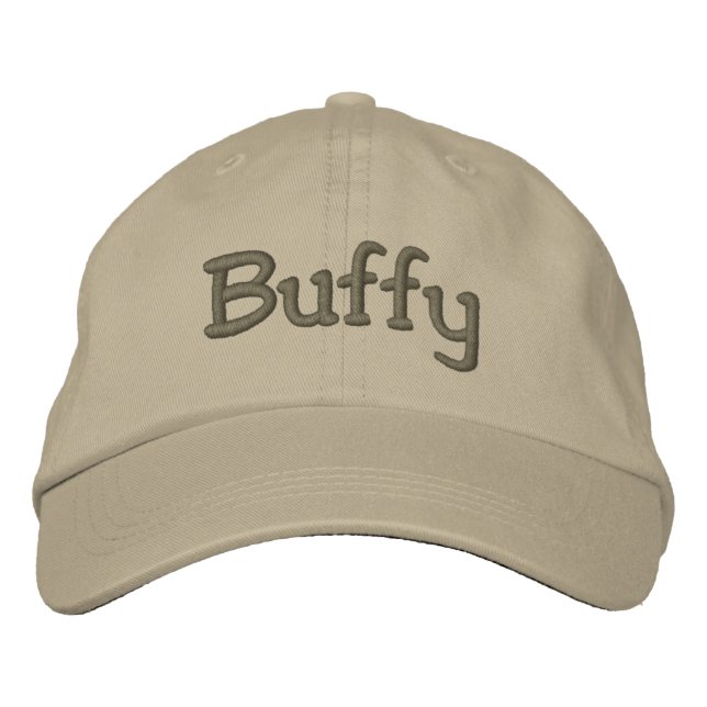 Name Buffy Embroidered Baseball Cap / Hat (Front)