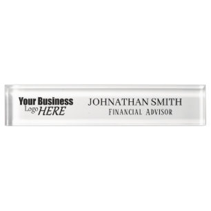 Name Business Logo Desk Name Plate