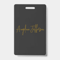 Name Calligraphy Professional Elegant Gold Colour