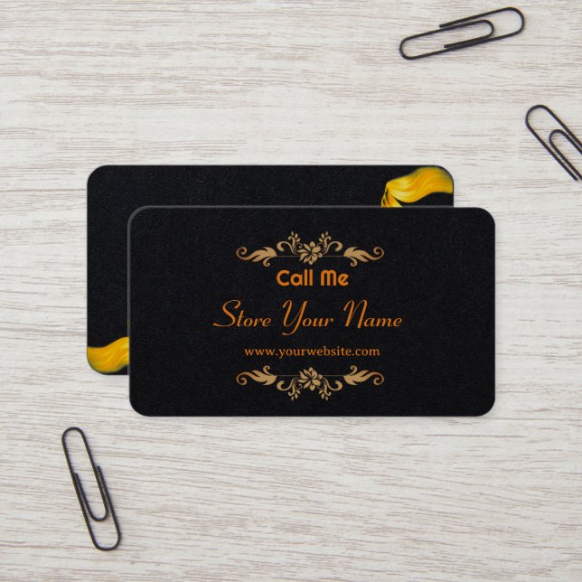 Name Card | Card Custom Elegan (Front/Back In Situ)