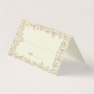 Name Cards Wedding Table Vintage