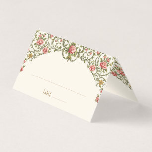 Name Cards Wedding Table Vintage