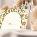 Name Cards Wedding Table Vintage Art Nouveau<br><div class="desc">Name Cards Wedding Table Vintage Art Nouveau by Alphonse Mucha in a floral, romantic, and whimsical design. Victorian flourishes complement classic art deco fonts. Please enter your custom information, and you're done. If you wish to change the design further, simply click the blue "Customise It" button. Thank you so much...</div>