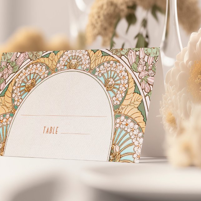 Name Cards Wedding Table Vintage Art Nouveau (Creator Uploaded)