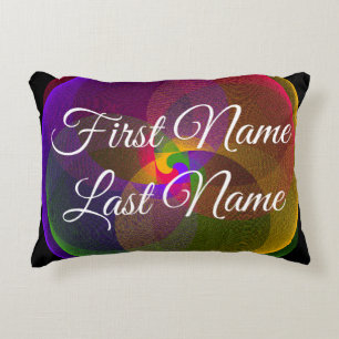 Name Change Citrus Blend Geometric Pillow