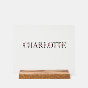 Name Charlotte Acrylic Sign