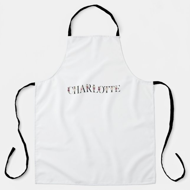 Name Charlotte Apron (Front)
