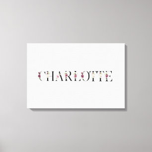 Name Charlotte Canvas Print