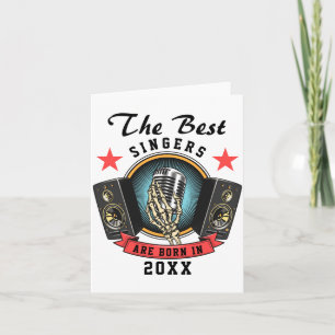 Name Choir Singer Birthday Card