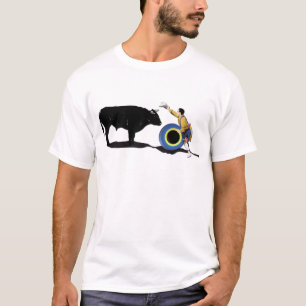 NAME: Clown and Bull-No-Text T-Shirt