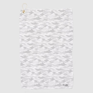 Name Custom camouflage (white) golf towel