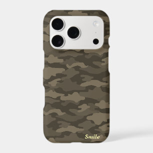 Name Customization Camo Sepia Case-Mate iPhone Cas